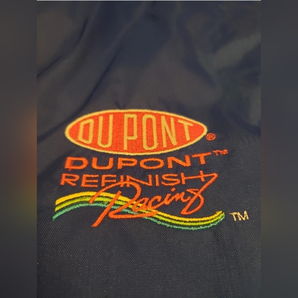 Vintage Nascar Jeff Gordon Nutmeg Racing Jacket Mens Size XL DuPont Racing NEW - Picture 11 of 11